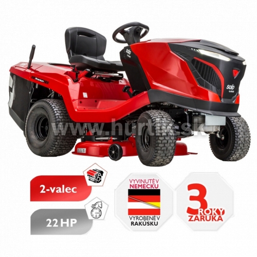 Traktor trávny T 22-105.4 HD-A V2 PREMIUM, 105cm, AL-KO PRO 700 V2 / 22HP - 2 valec